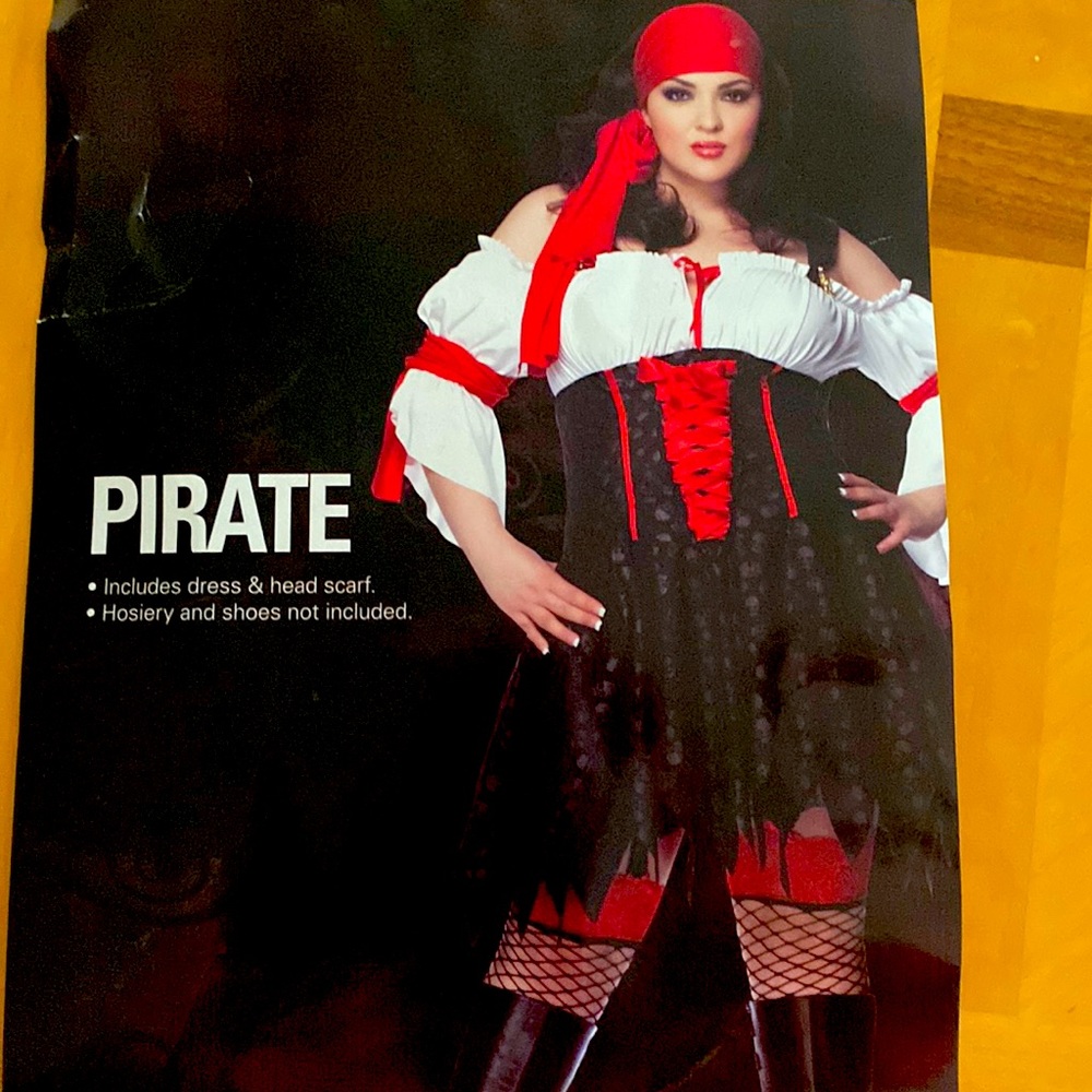 Torrid Sexy Pirate Halloween Costume Size 1-2